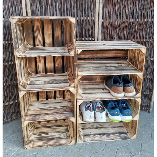 Nye blekasser m/hylde Tvrs, flammet