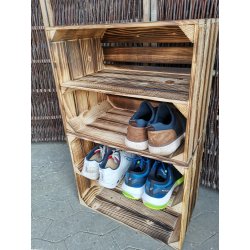 Nye blekasser m/hylde Langs, flammet