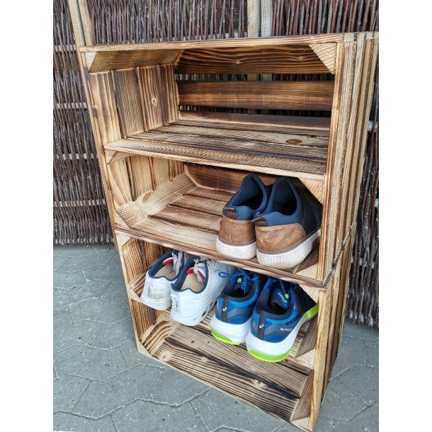 Nye blekasser m/hylde Langs, flammet