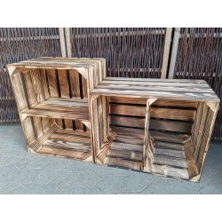 Nye blekasser m/hylde Tvrs, flammet