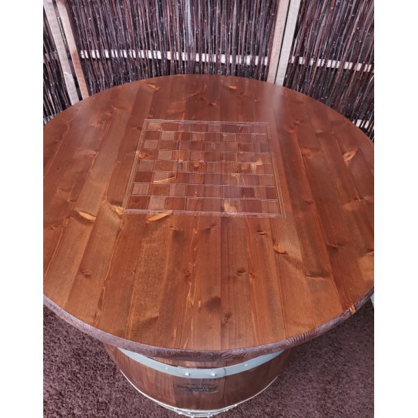 Stbord med lasergraveret bordplade 78 cm