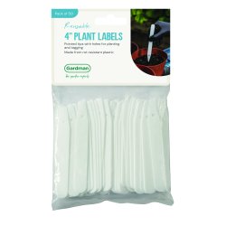 Planteskilte plast 100 mm, pose m. 50 stk.