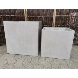 Posito firkantet letbeton krukke*