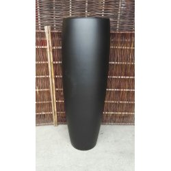 Cao krukke 150 cm, Sort  Polystone*