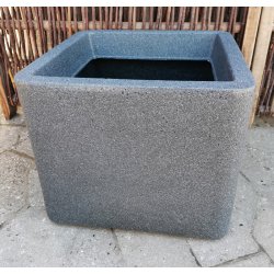 Cube 30 plastkrukke, sort granit