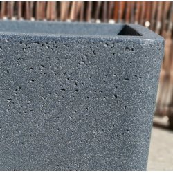 Cube 30 plastkrukke, sort granit