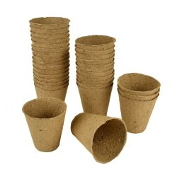 Fiberpotte, rund 6 cm