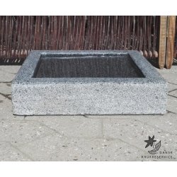 Firkantet Fuglebad, delpoleret