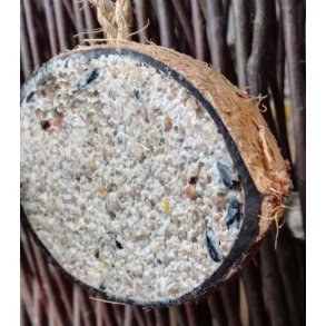 Halv kokosnd m. fedt.