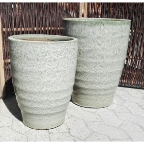 Harriet krukke, Grn-marmoreret *