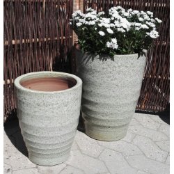 Harriet krukke, Grn-marmoreret *