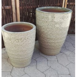 Harriet krukke, Grn-marmoreret *