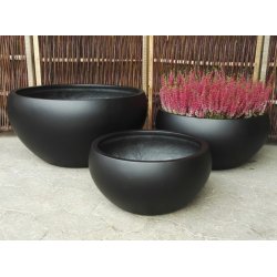 Lotus Bowle, sort polystone*