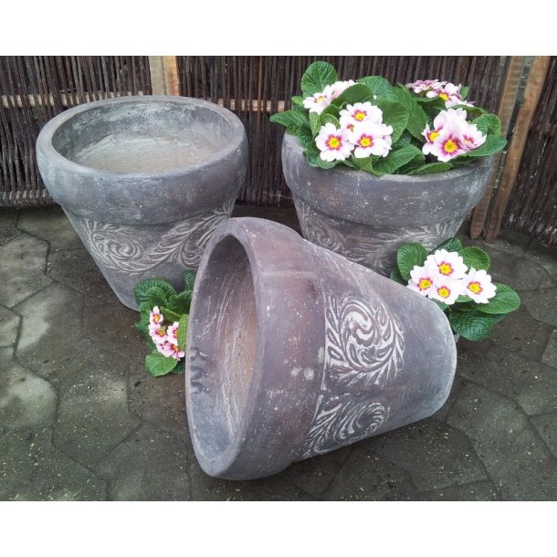 Lucienne potte, Antik grbrun*