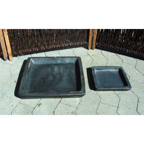 Matsort (grafit) Firkantet underfad