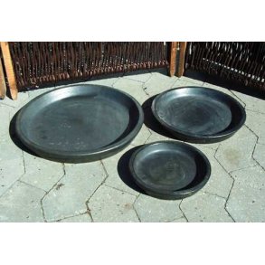 Matsort (grafit) Rund underfad