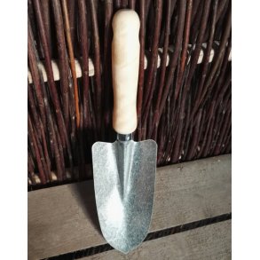 Planteske med bivoksbehandlet trskaft