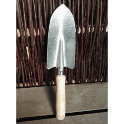 Planteske med bivoksbehandlet trskaft