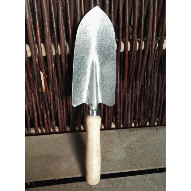 Planteske med bivoksbehandlet trskaft