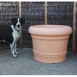 Plastkrukke Venedig, terracotta-look