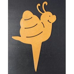 Snegl, stikker til potte.