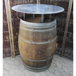 Stbord af vintnde, m. galvaniseret bordplade.