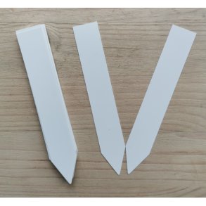 Stiketiketter 120 mm, Hvide - 50 stk.