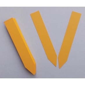 Stiketiketter 120 mm, Orange - 50 stk.