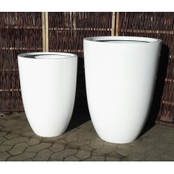 Tojas, Hvid polystone Krukke*