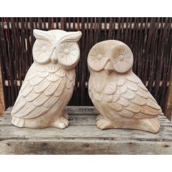 Ugler, chokoterracotta (*)