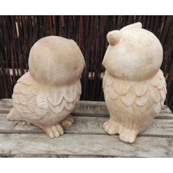 Ugler, chokoterracotta (*)