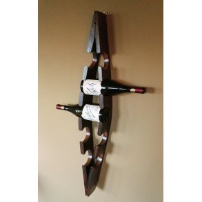 Vghngt vinreol, liggende flasker