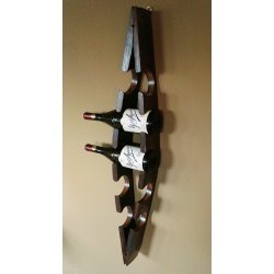 Vghngt vinreol, liggende flasker