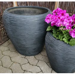 Virginia, Black Wash polystone Krukke*