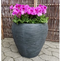 Virginia, Black Wash polystone Krukke*