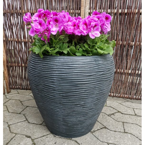 Virginia, Black Wash polystone Krukke*