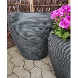 Virginia, Black Wash polystone Krukke*