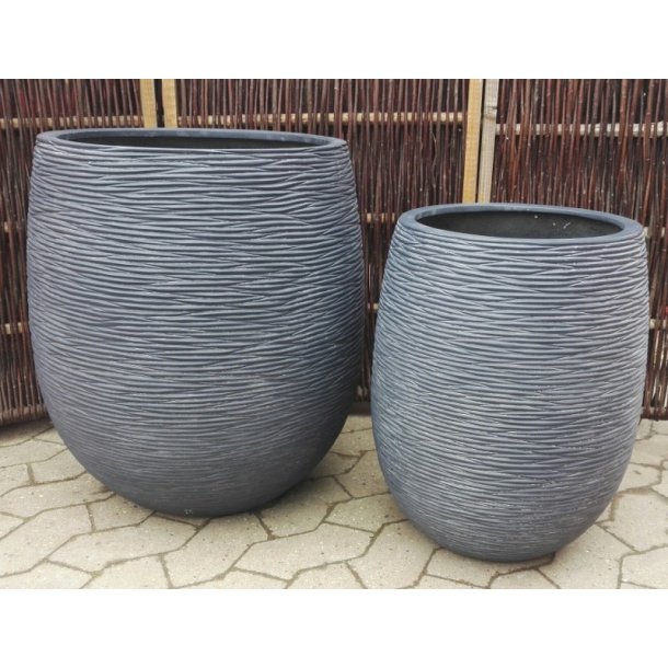 Winston, Black Wash polystone Krukke*