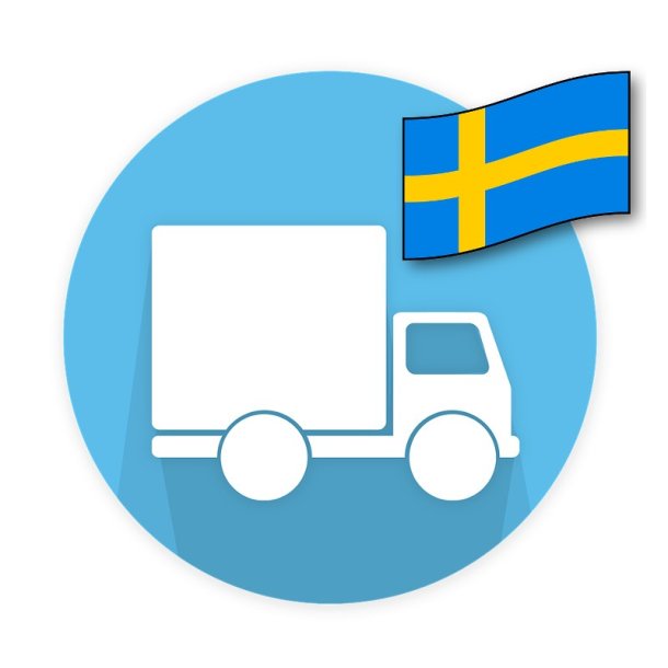 XL-paket / pall leverans till Sverige